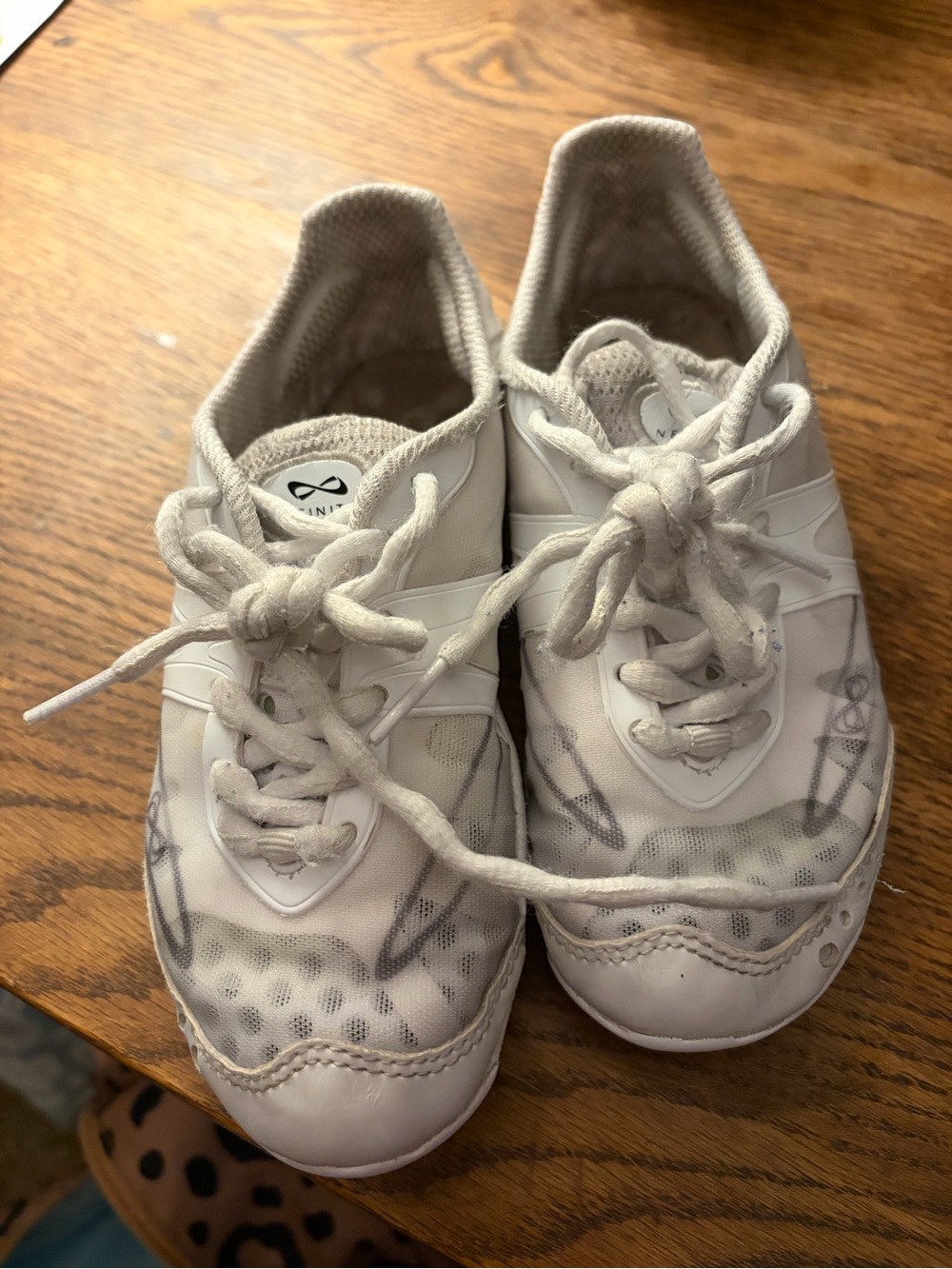NFINITY White Kids Lace-Up Athletic Sneakers